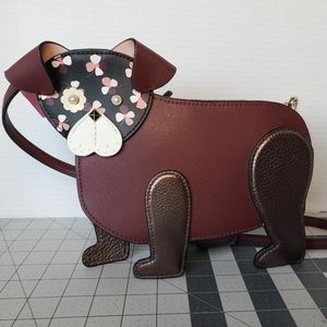 Kate Spade floral pup crossbody bag